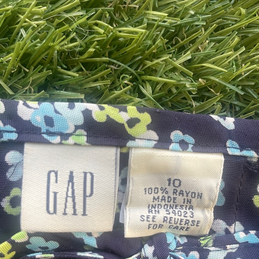 GAP Navy Floral Maxi Skirt - Picture 3 of 7